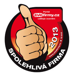 Získaná Certifikace Spolehlivá firma